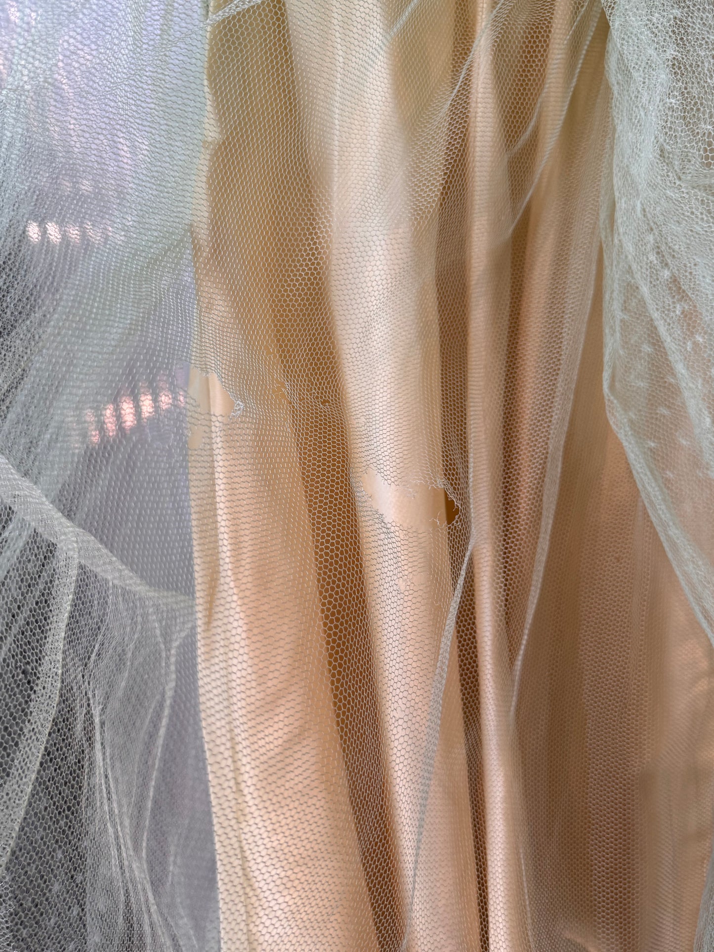 1950s Green Tulle Strapless Prom Dress
