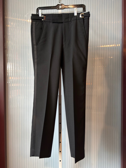 1970s Black Tuxedo Pants