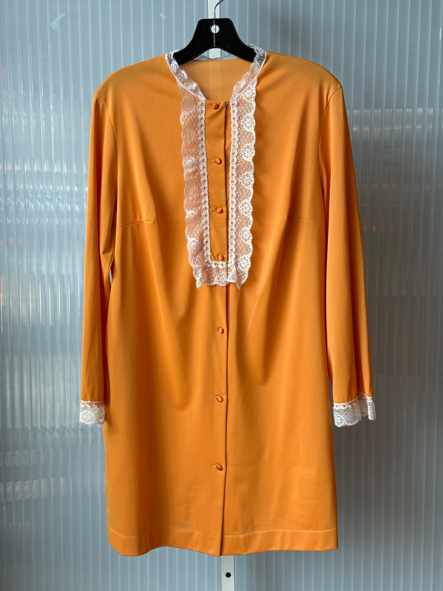 Late 50s/Early 60s Orange 2-Piece Pajama Set