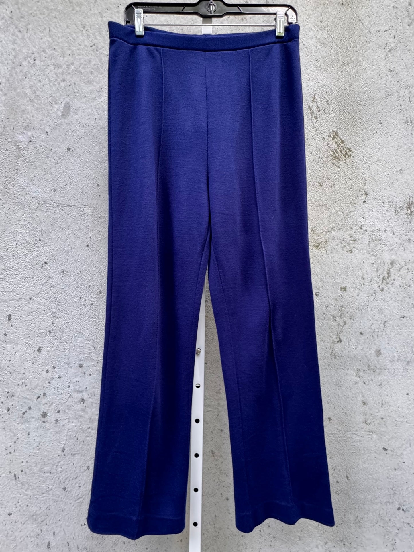 1970s Wide Leg Navy Blue Trousers