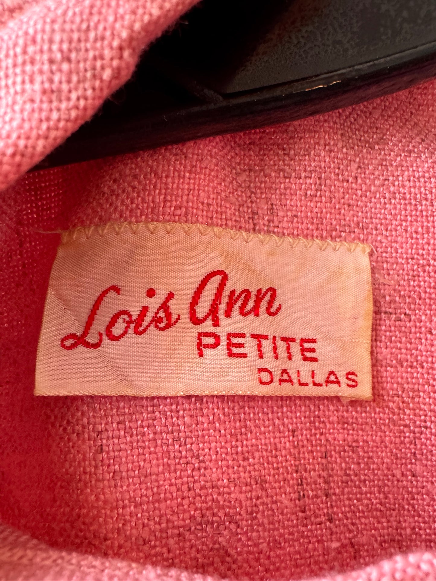 1960s Bubblegum Pink Mod Drop-Waist Box Pleated Dress