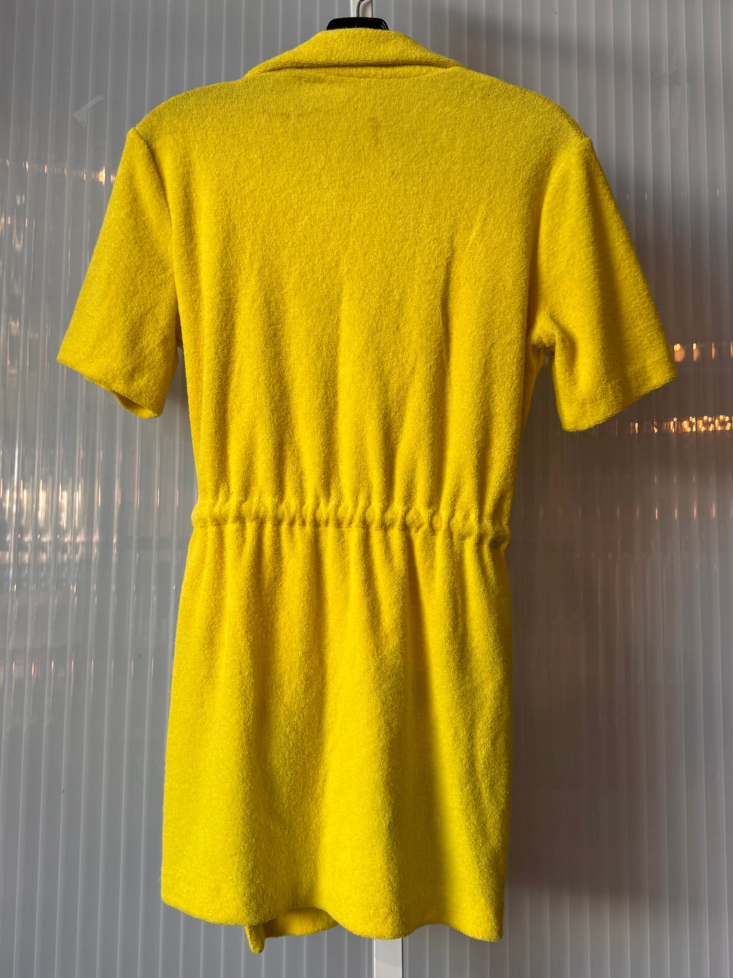 1970s Yellow Terrycloth Playsuit