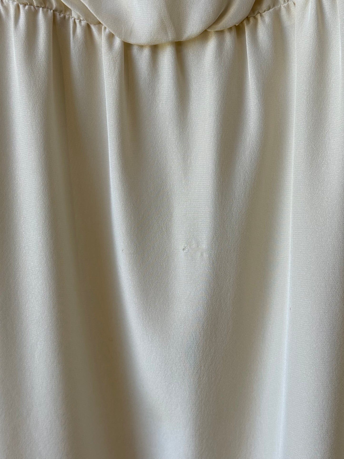 1970s Cream Caftan Gown