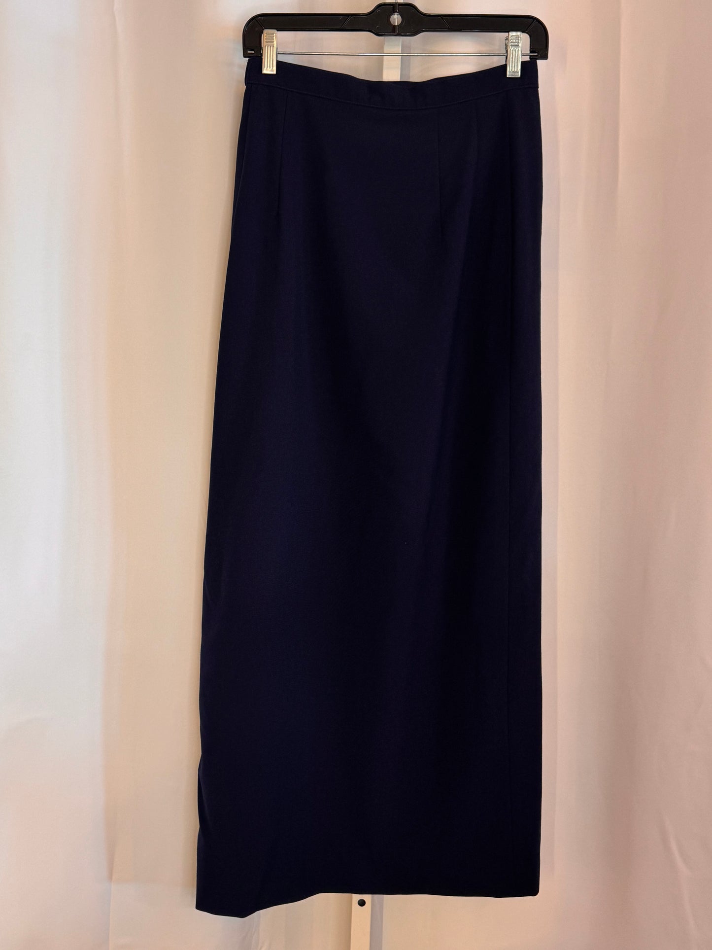 1990s US Air Force Long Blue Mess Skirt