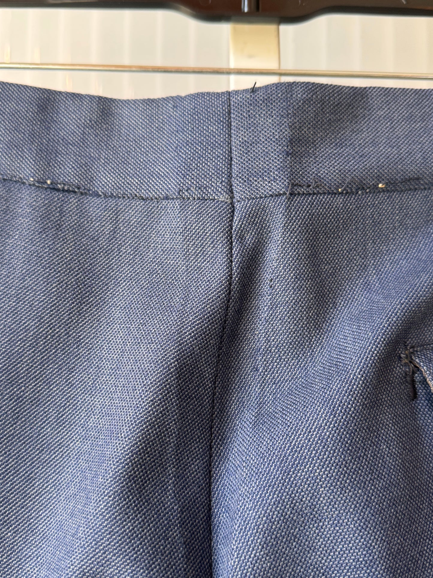 1950s Navy Blue Pleated Trousers