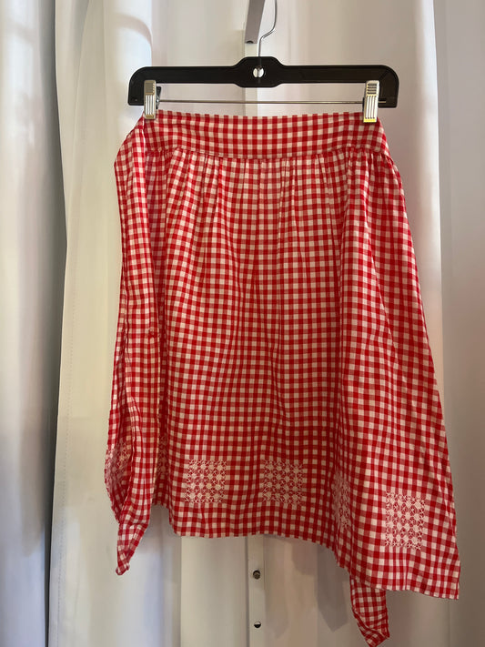Red Gingham Apron