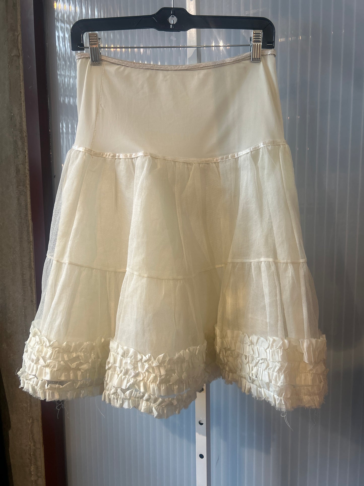 1940s? White Petticoat with Ruffles