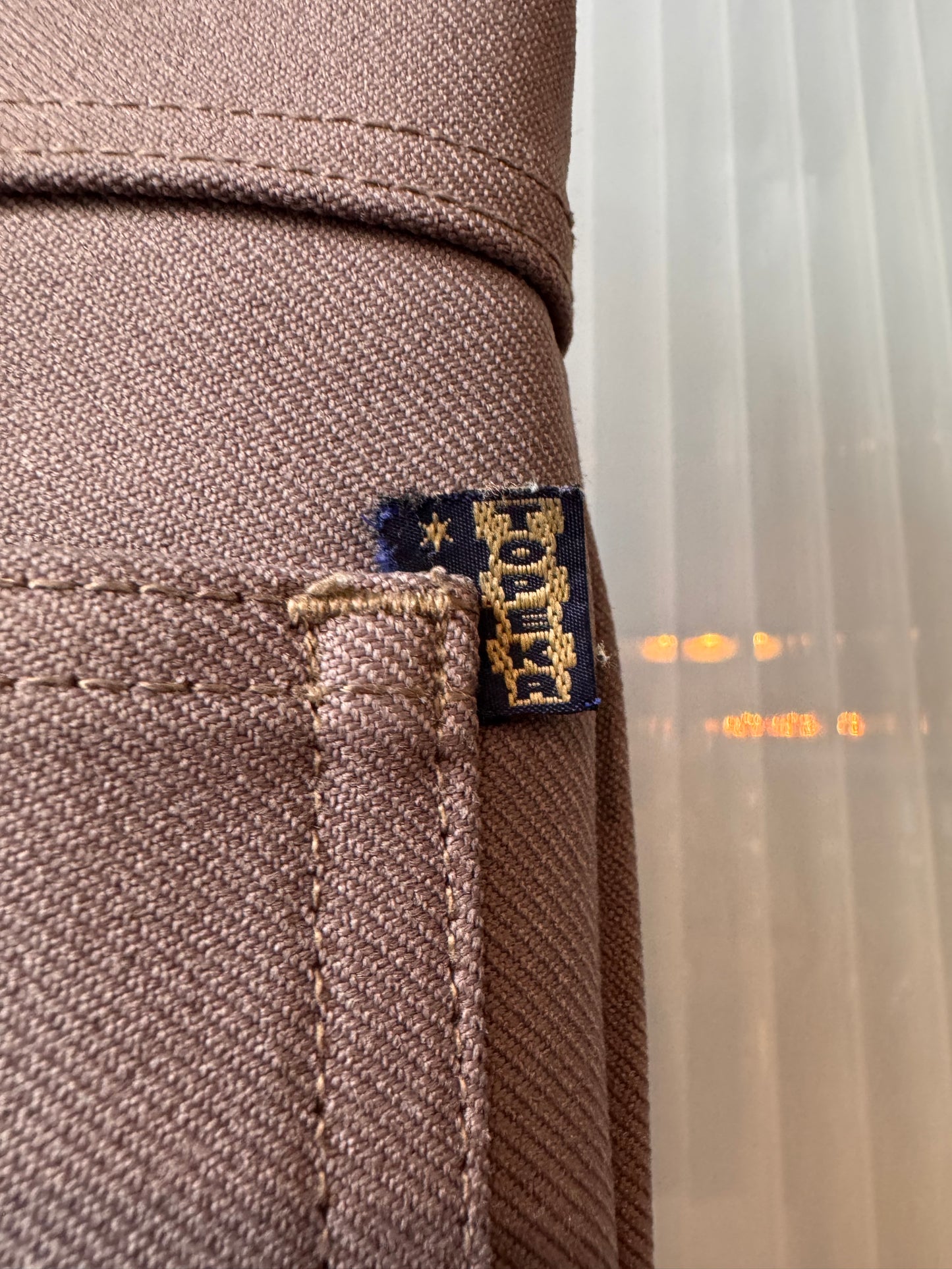 1970s Topeka Khaki Western Work Pants