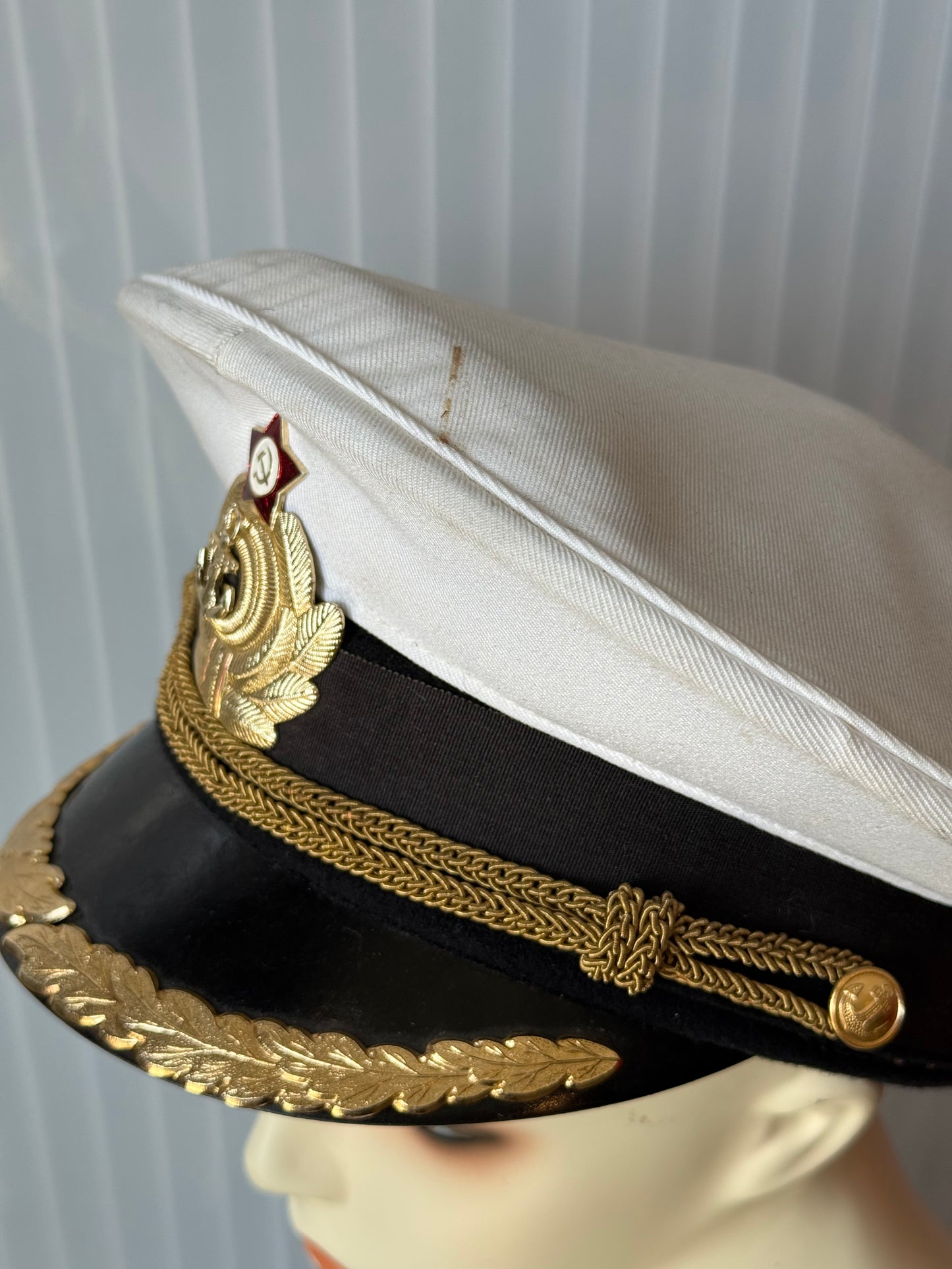 1970s Russian Soviet Navy Officer Hat
