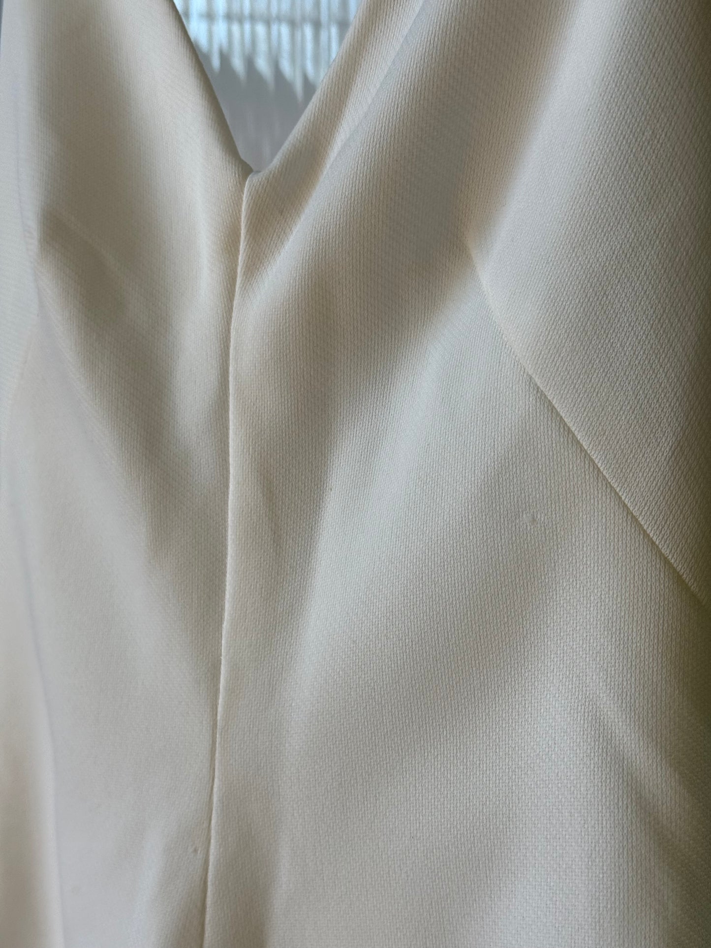 1960s White Open-Back Mod Romper