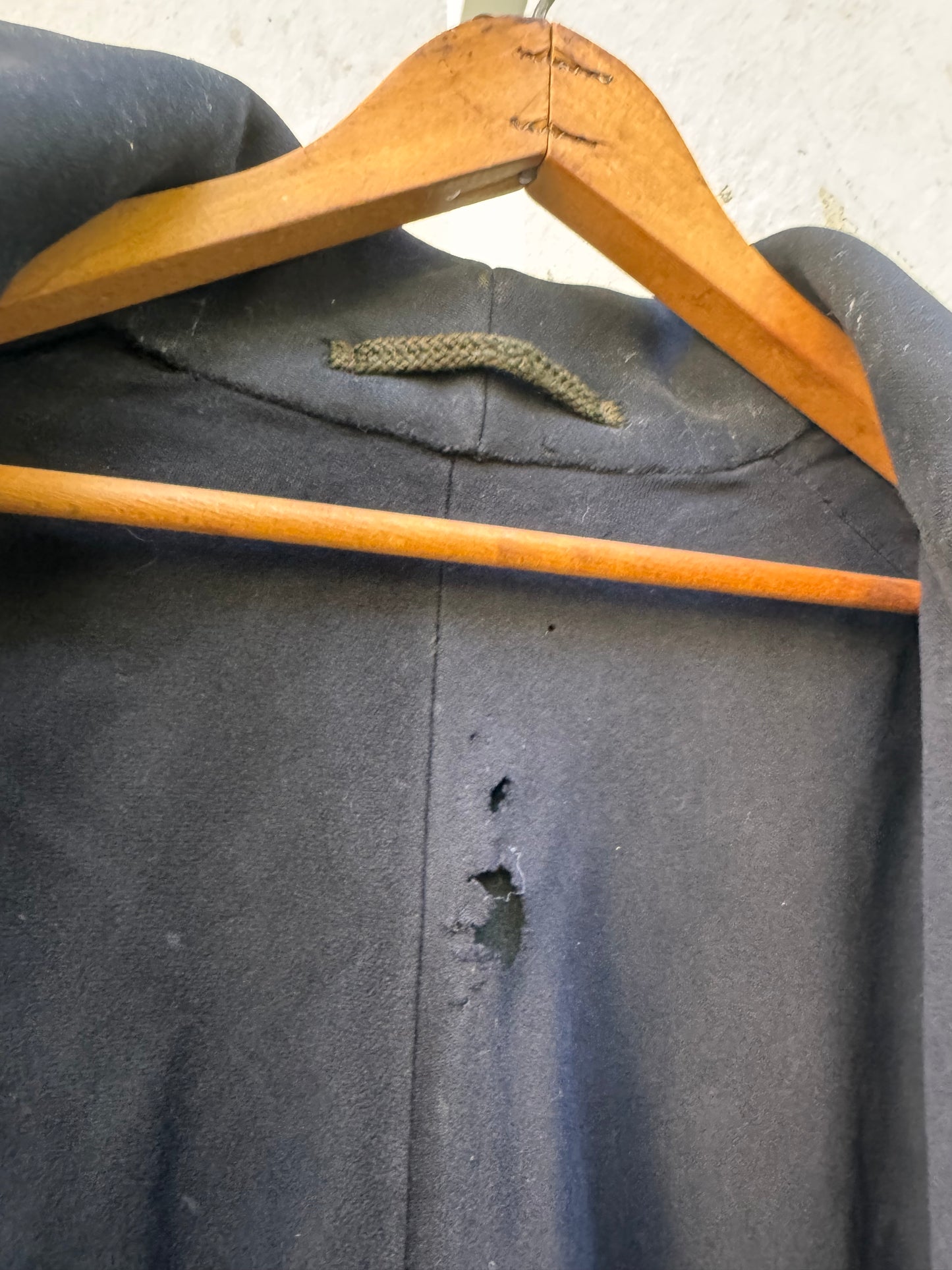 1940s Black Naval Boat Cloak