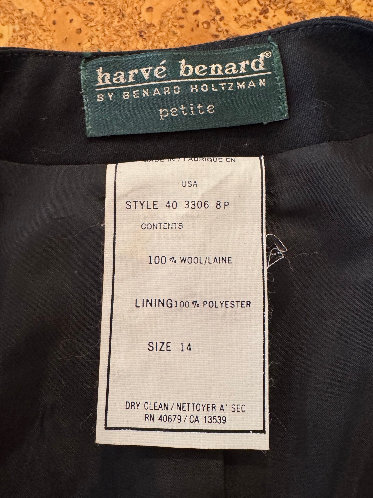 1980s Black & Gold Buttoned Suit Set