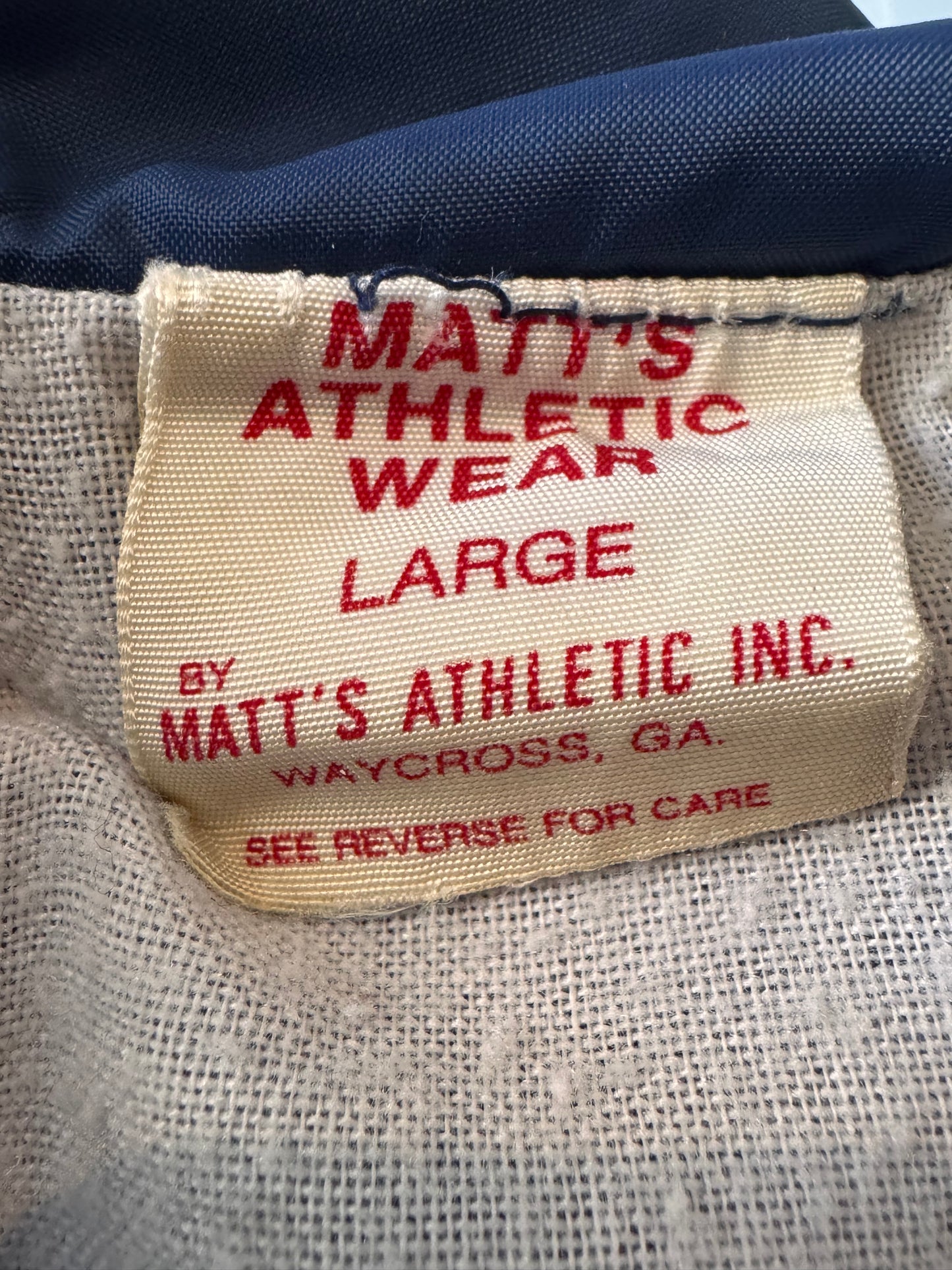 1970s Navy Blue Weather-Resistant Jacket