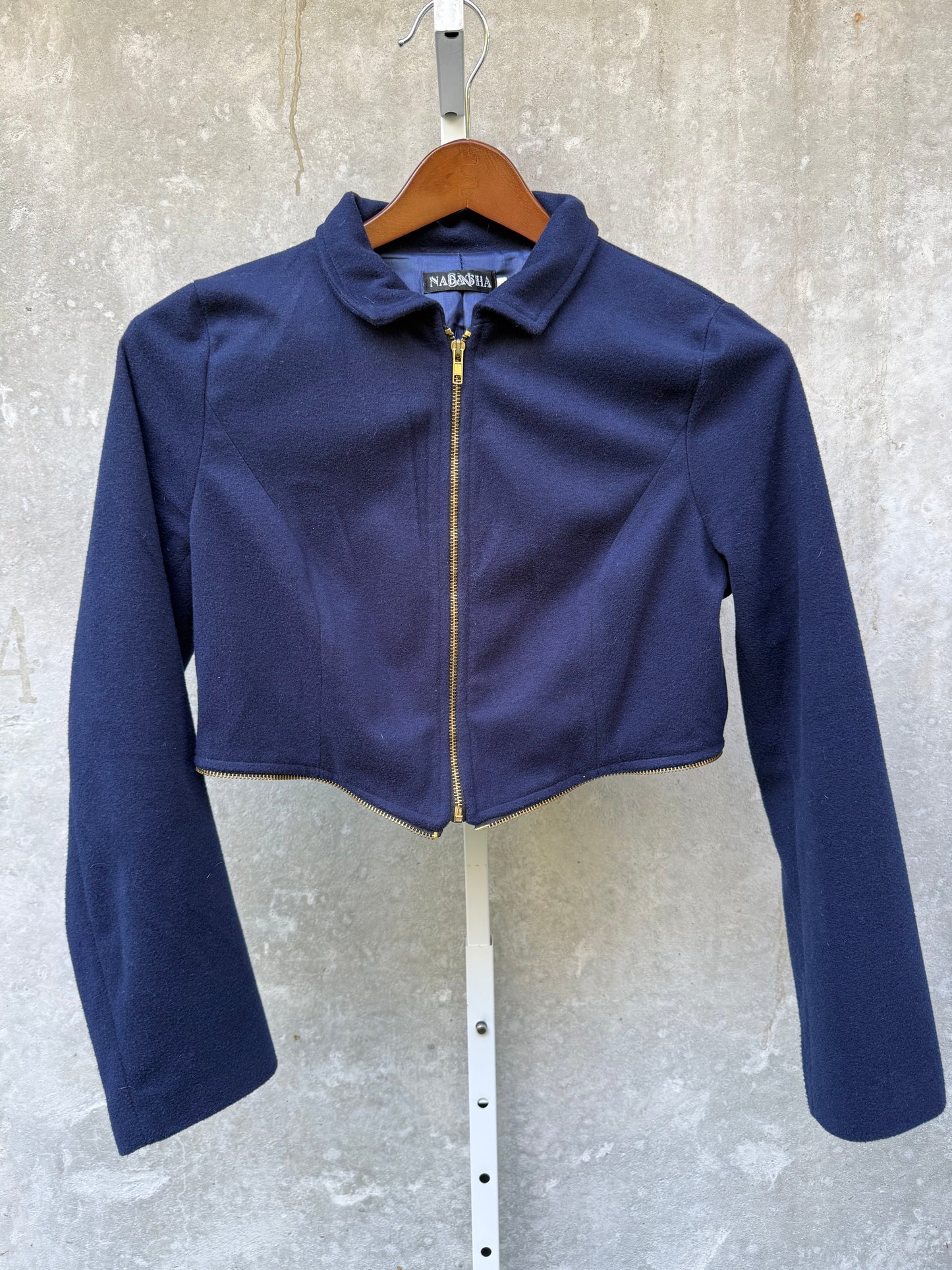 Navy Zip-Apart 2 in 1 Jacket
