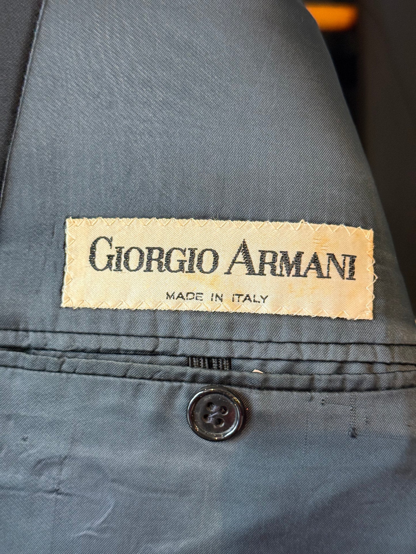 1980s Giorgio Armani Black Suit Jacket