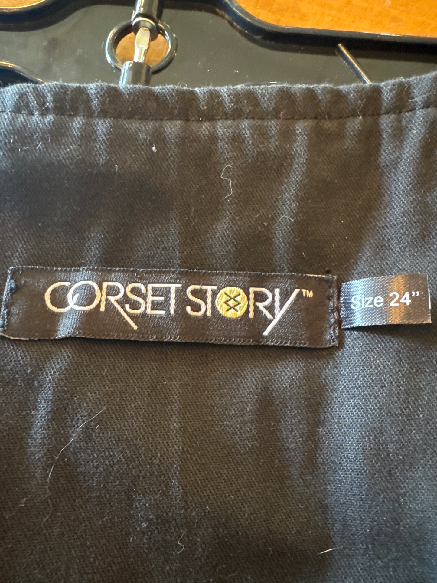 Corset Story Black Mesh Waspie