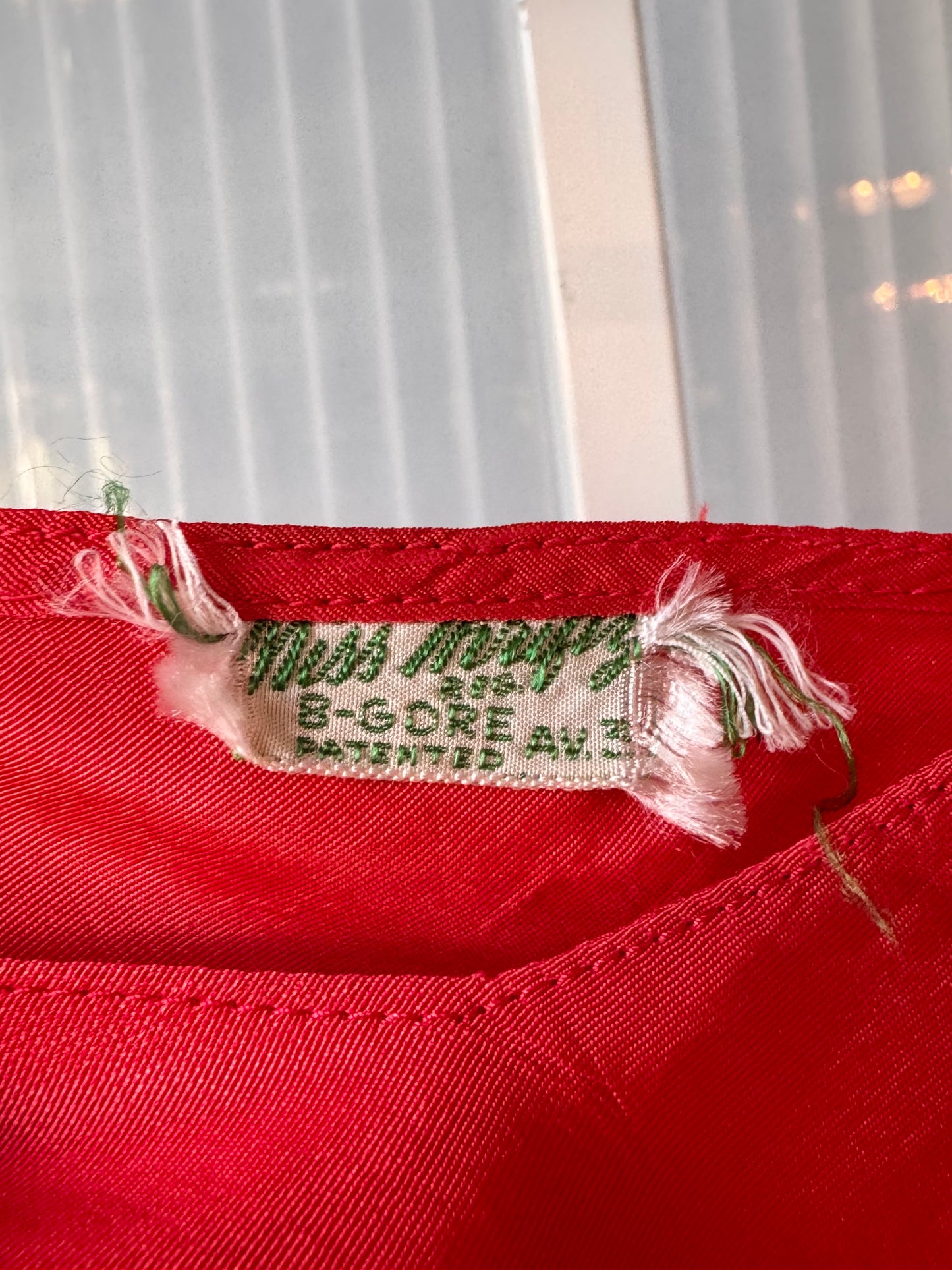 1950s Red Slip Dress