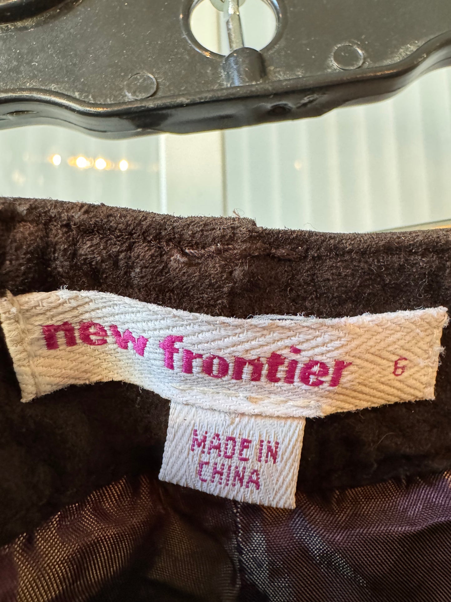 1970s Style Brown Suede Pants