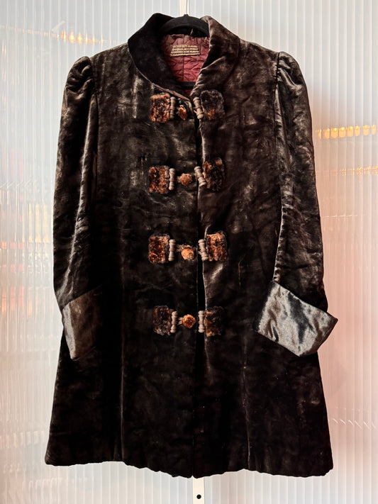 Victorian Sir Titus Salt Seal Fur Coat