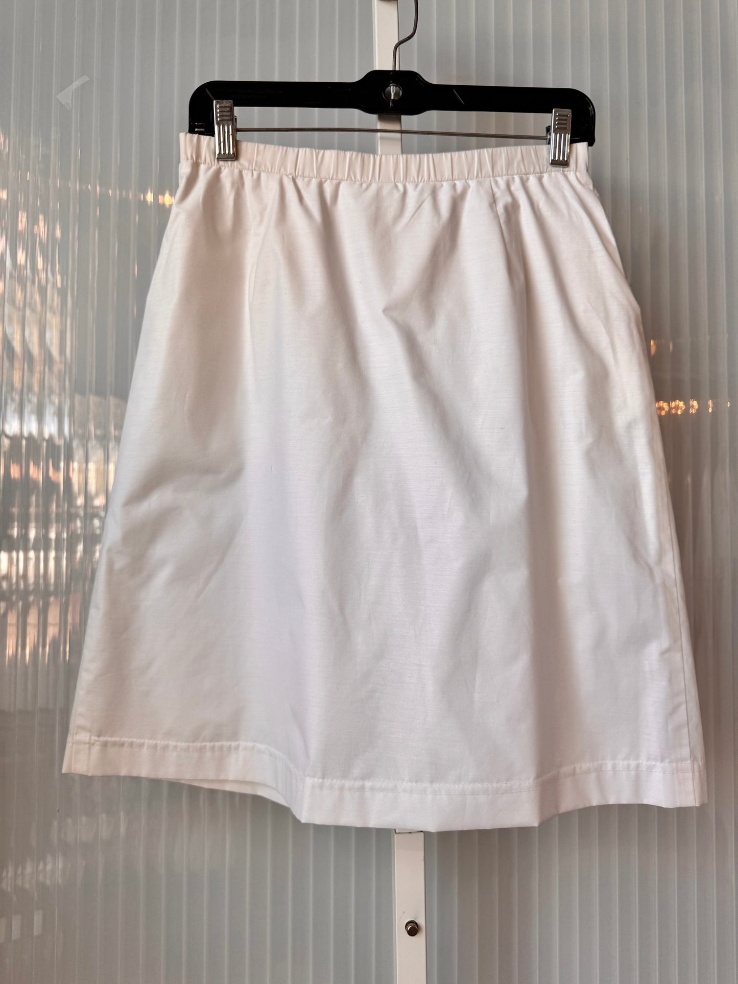 1980s White Collared Tennis Shirt & Skort Set
