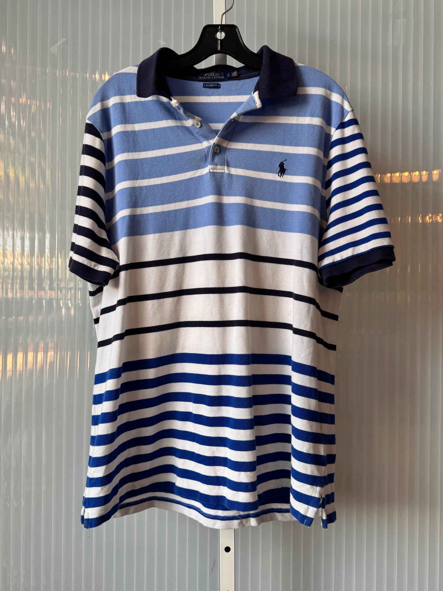 Polo Ralph Lauren Blue & White Striped Shirt