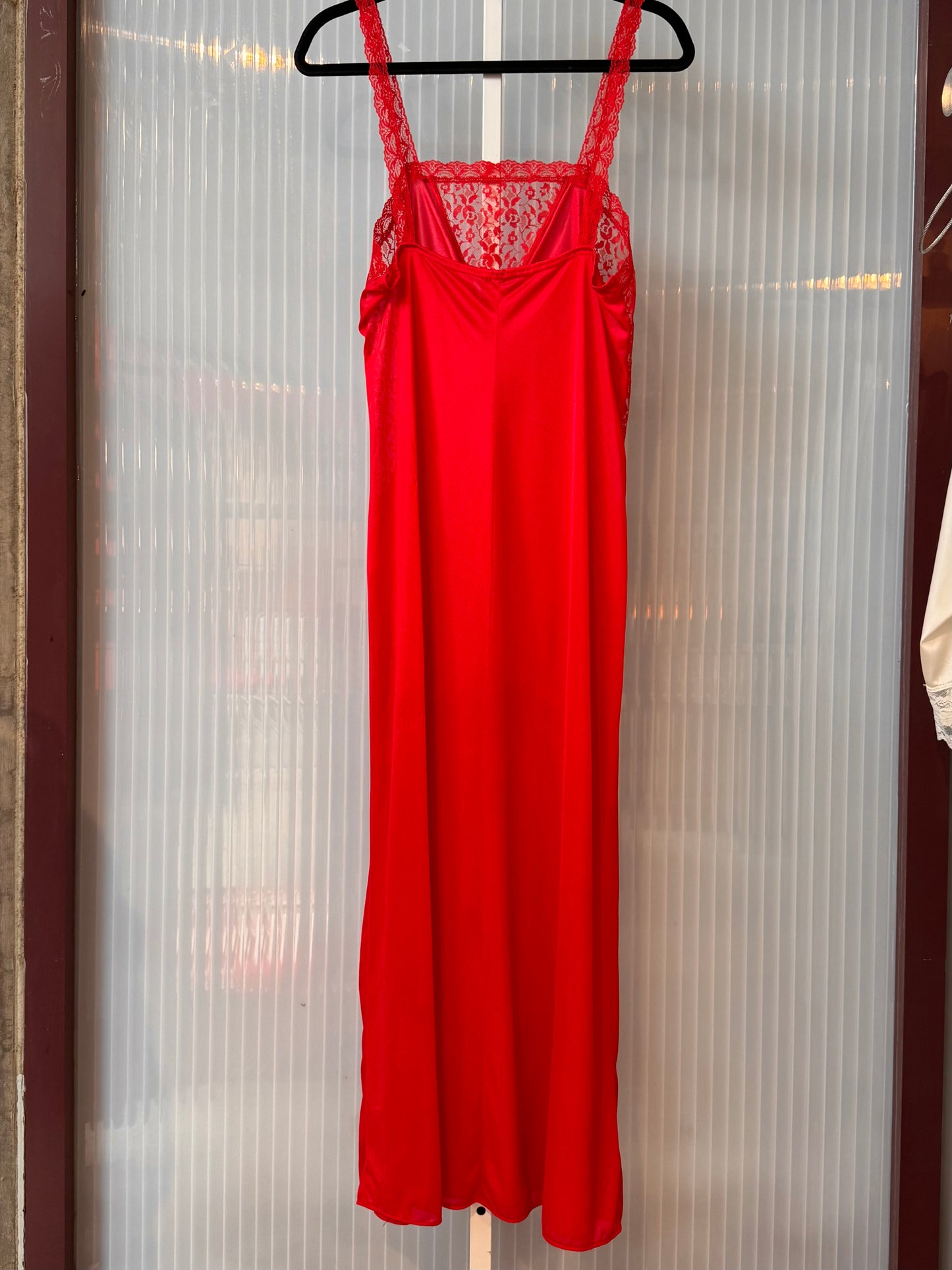 1990s Red Lingerie Slip