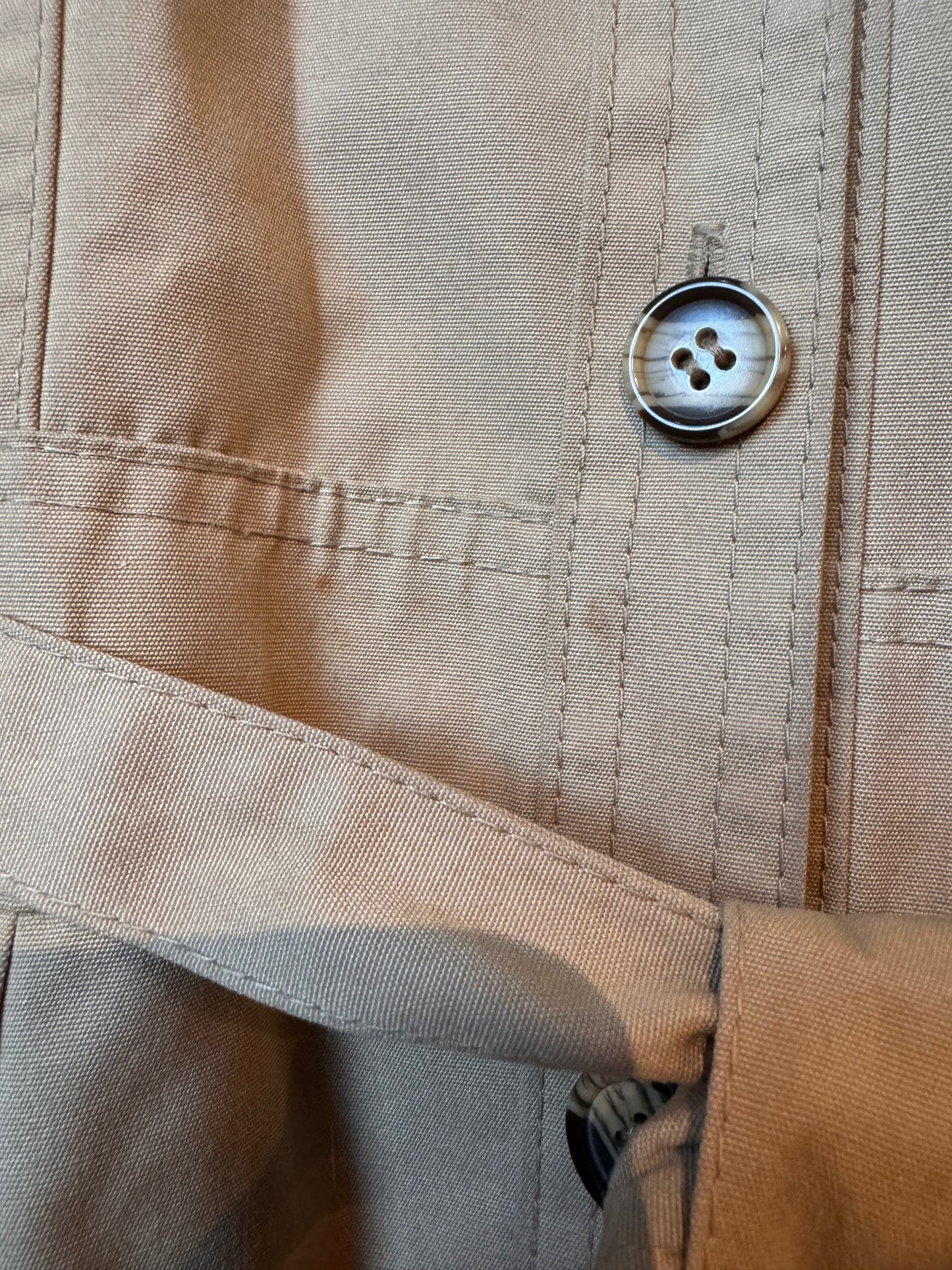 1970s Beige Trench Coat