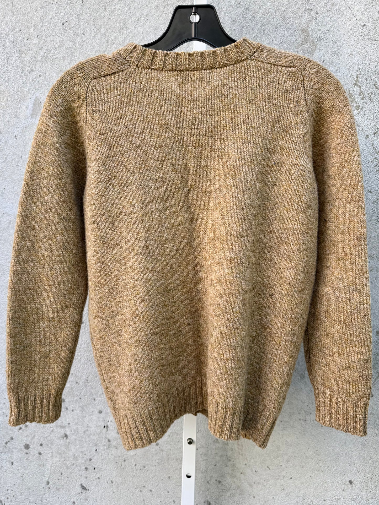 1960s Brown Knitted Button up Sweater