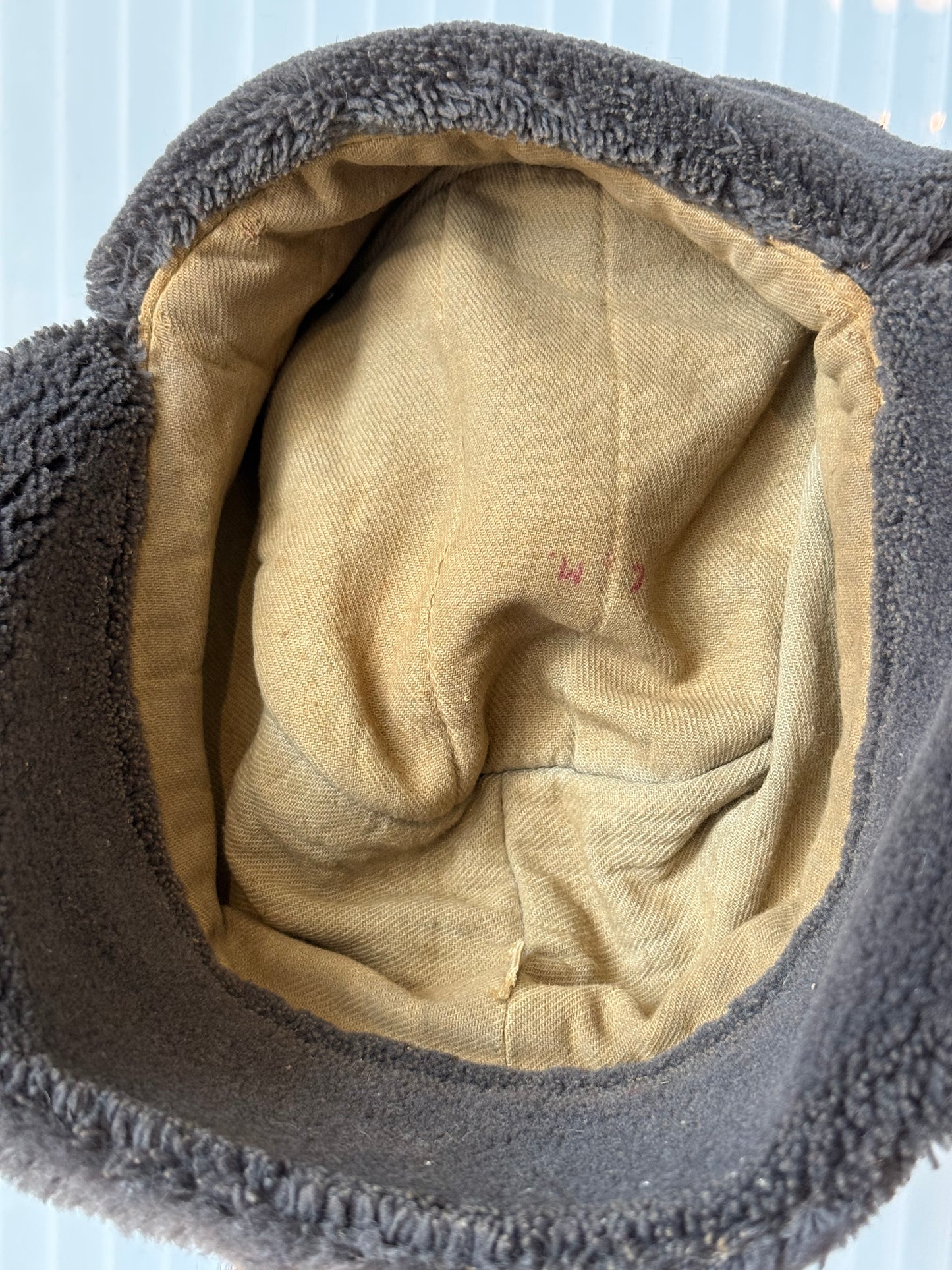 1970s Grey German Army Ushanka with Fur Lining