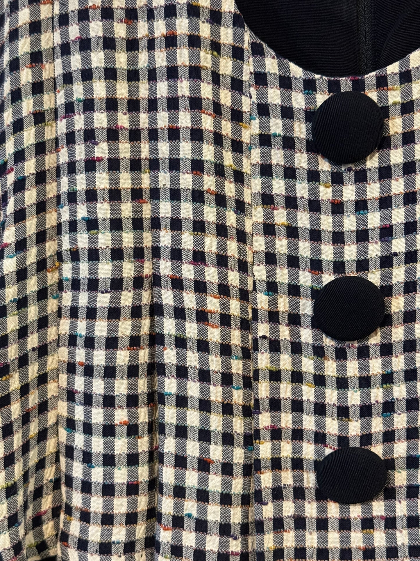 1980s/90s Gingham Sheath Dress