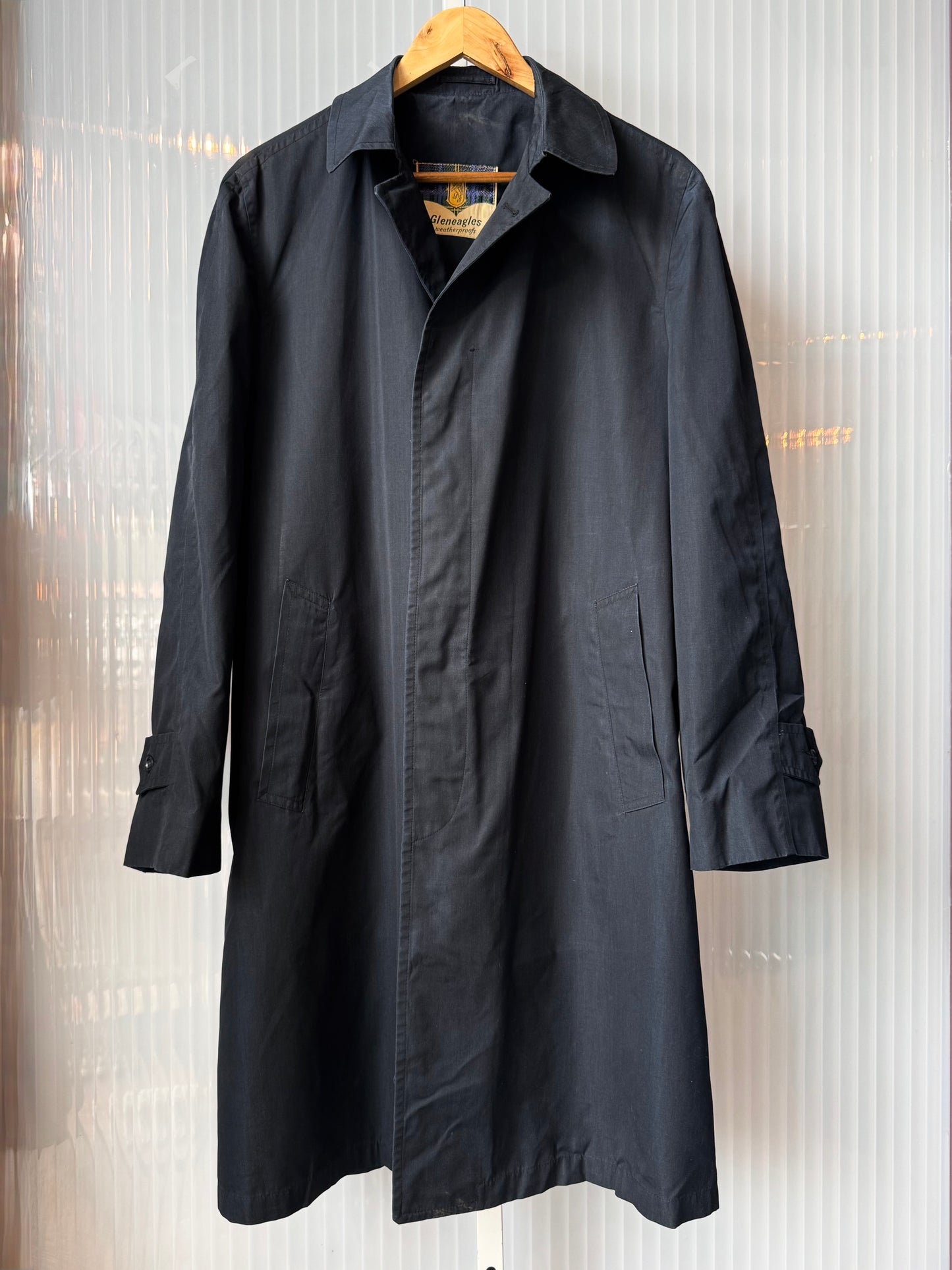 1960s? Weatherproof Blue-Black Trench Coat