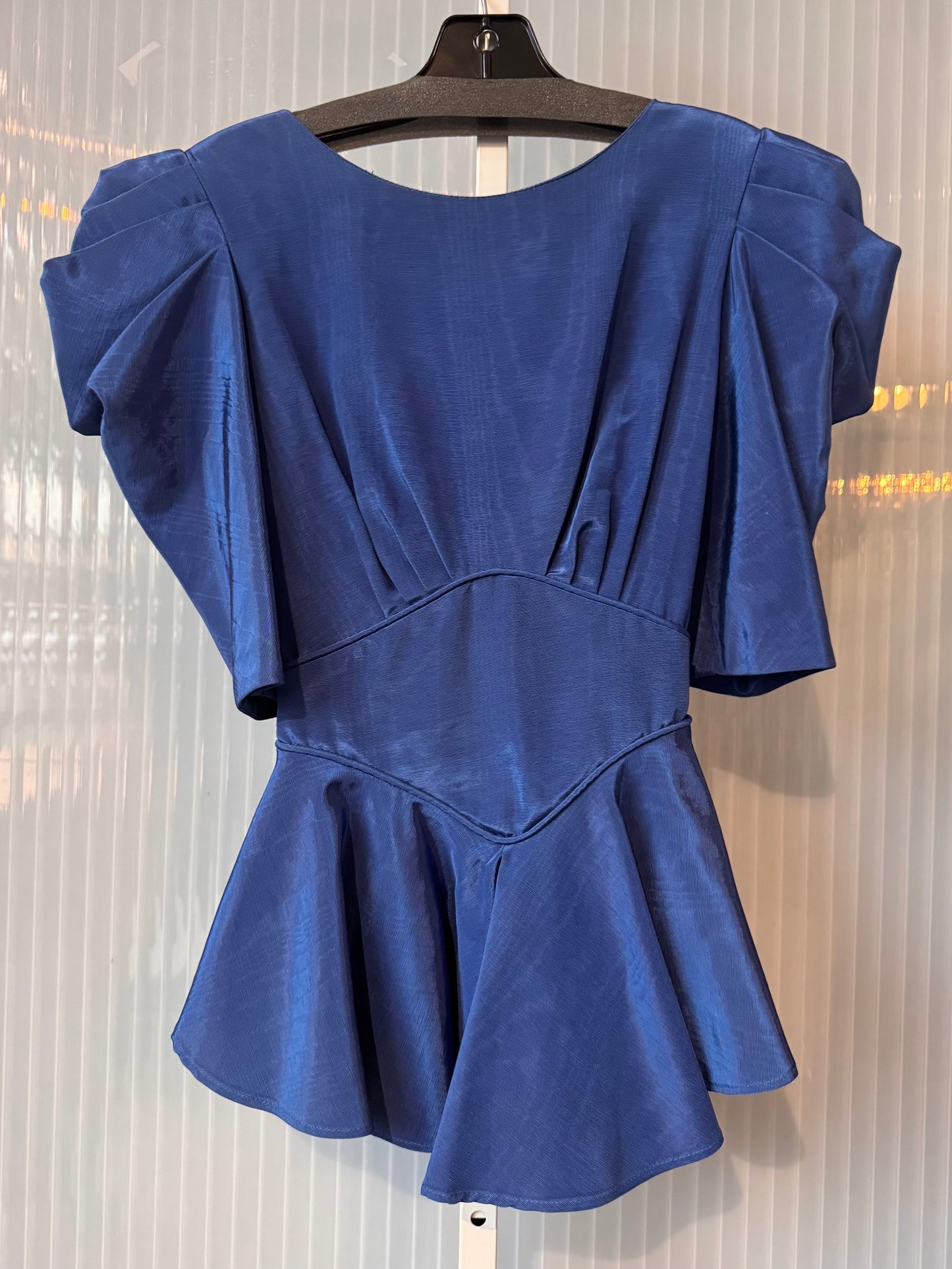 1980s Blue Top & Skirt Set
