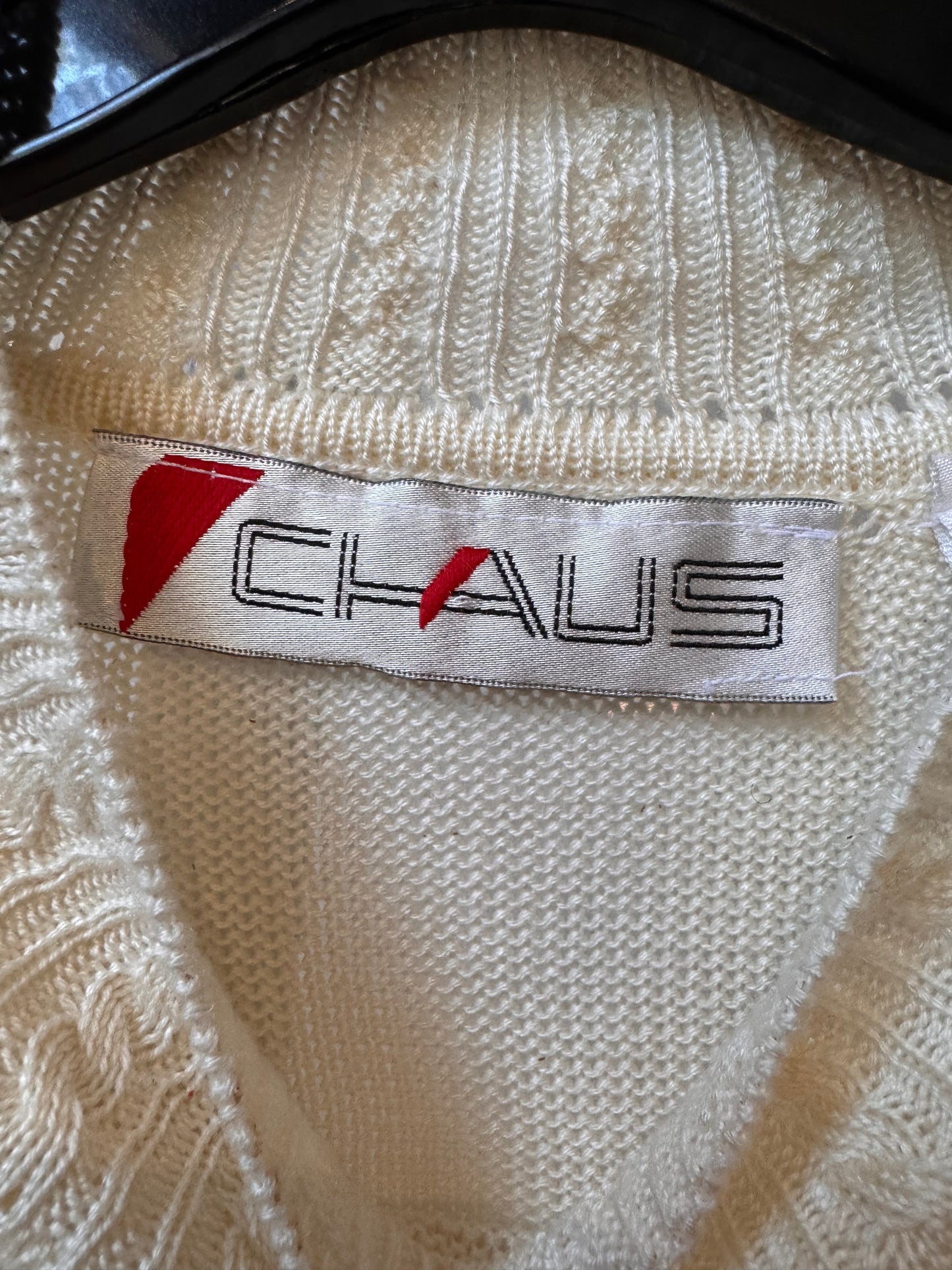 1980s Chaus White Sweater