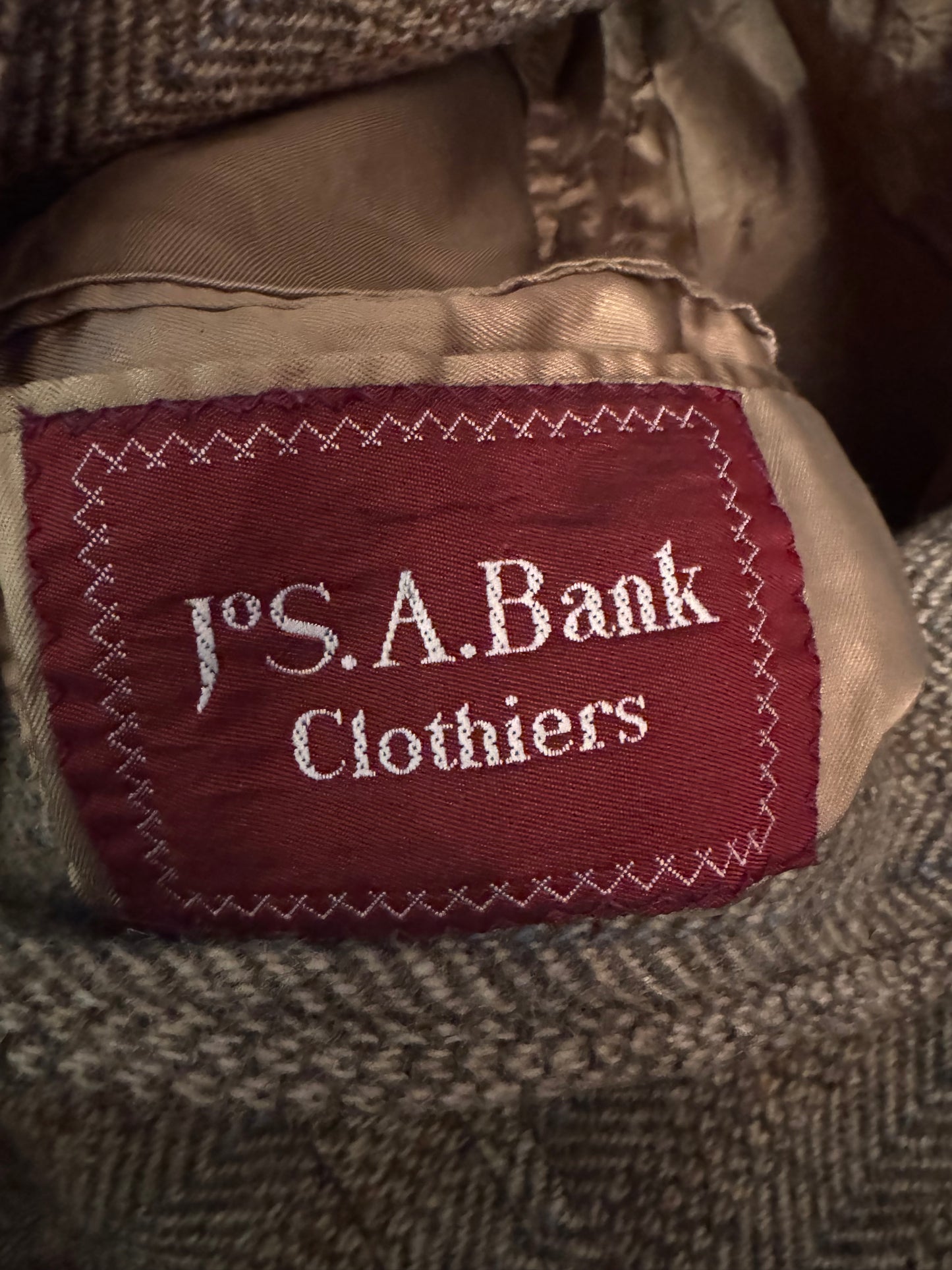 1960s Brown Herringbone Tweed Jacket