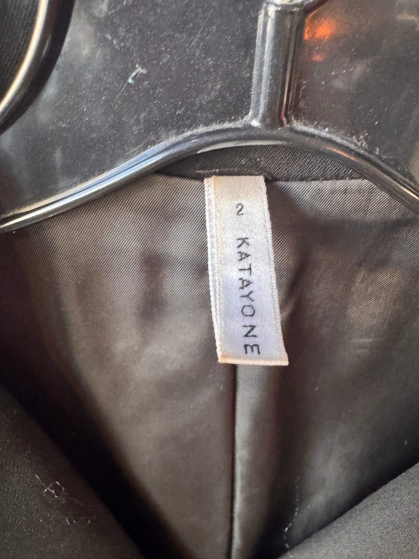 Y2K Formal Black Coat