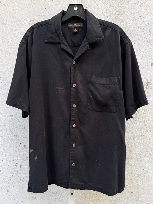 Mike Ditka Black Collared Shirt