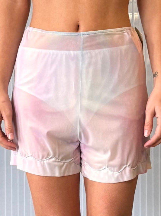 1950s Van Raalte Tie-Dye Shorts