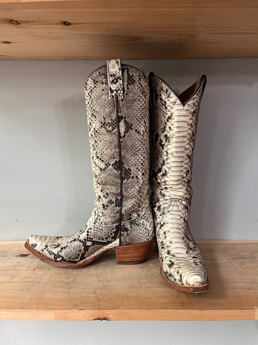 Idyllwind Gray Snakeskin Boots
