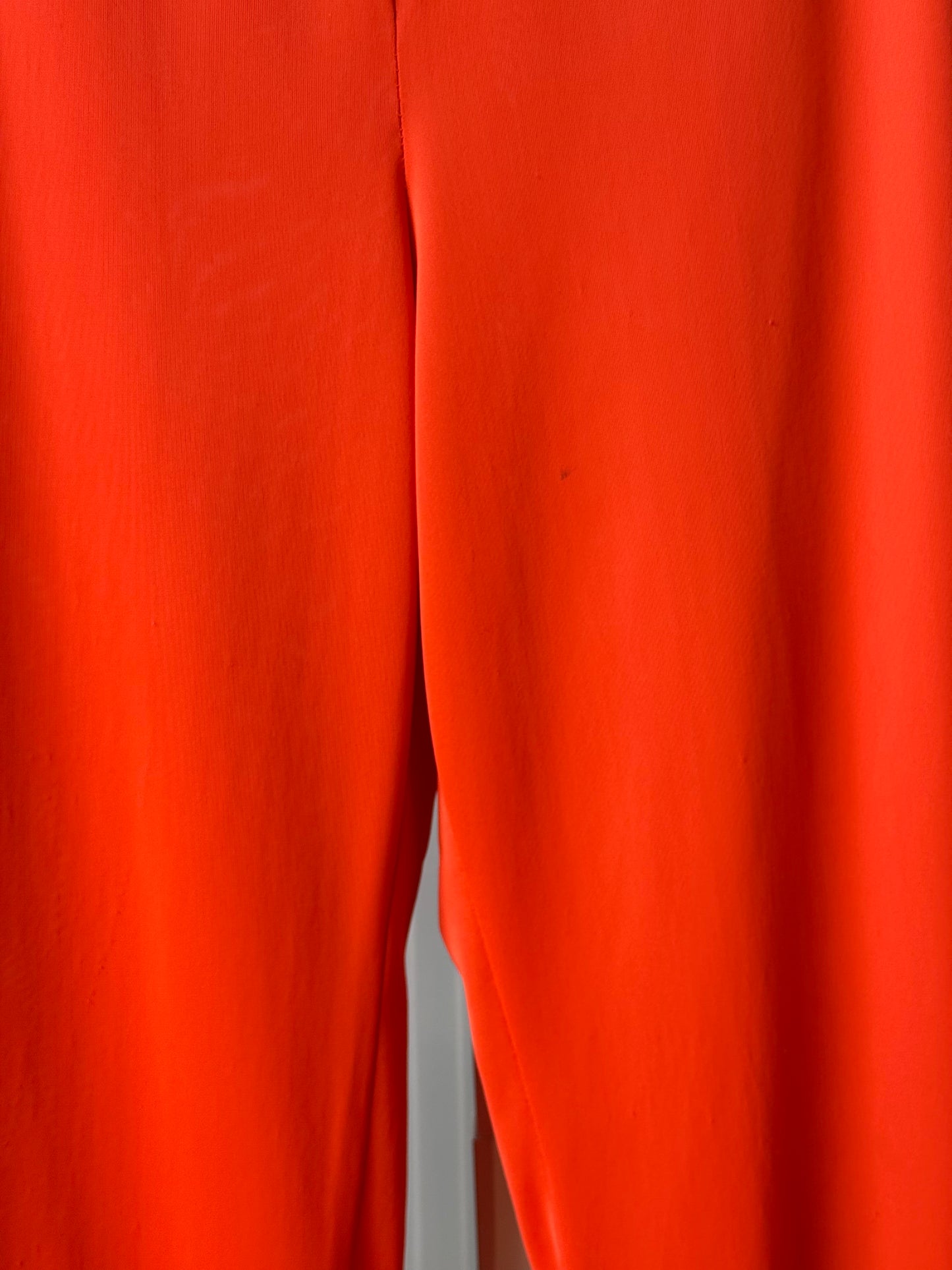 1960s Red-Orange 2-Piece Lacy Pajama Set