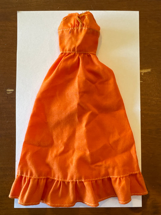 1976 Barbie Orange Dress