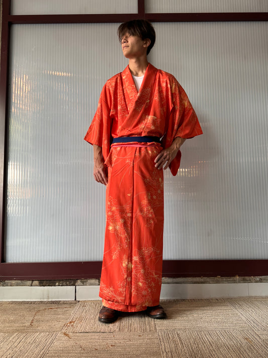 Orange Formal Kimono
