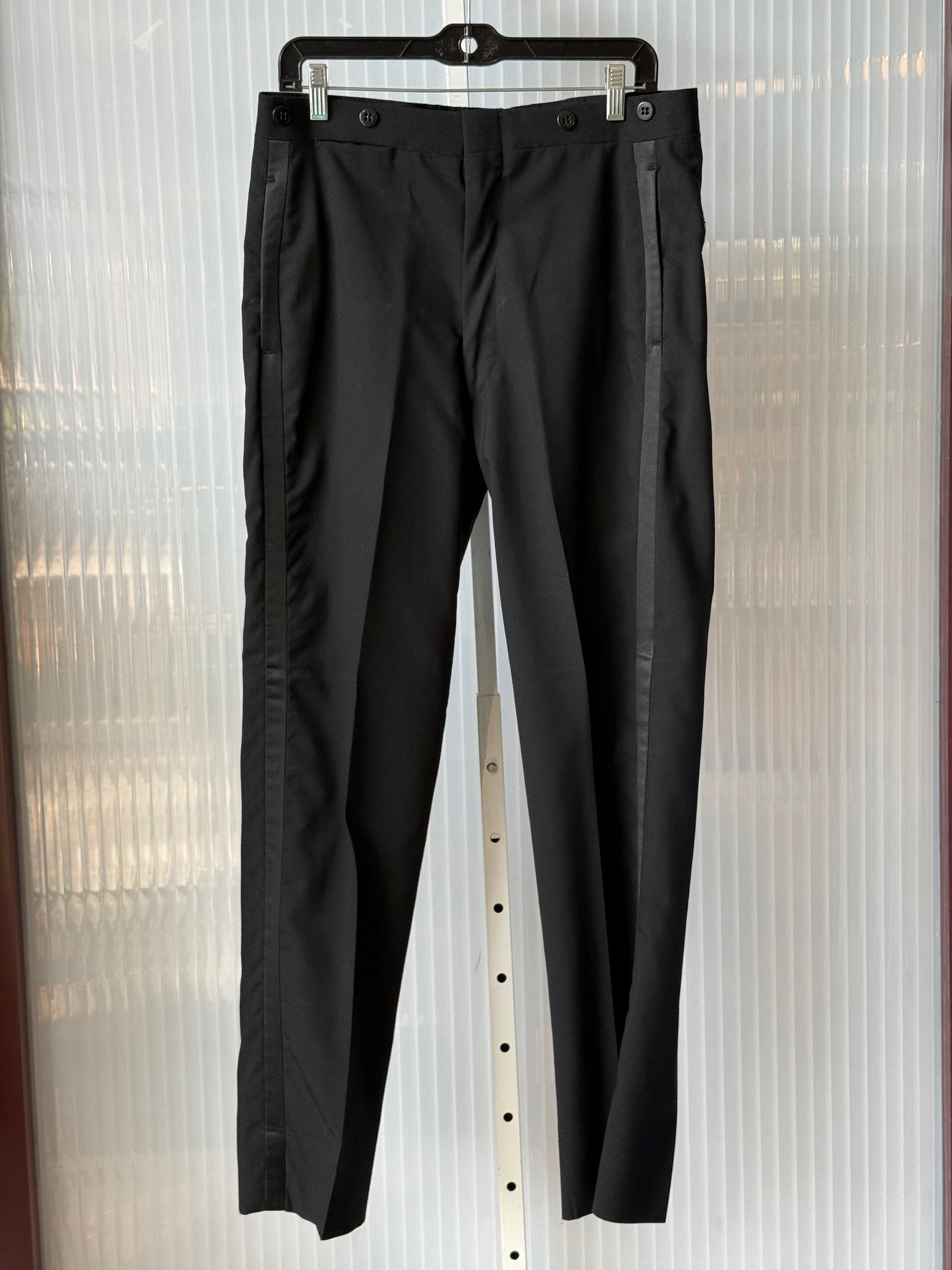 Black Wool Tailcoat & Pants Set
