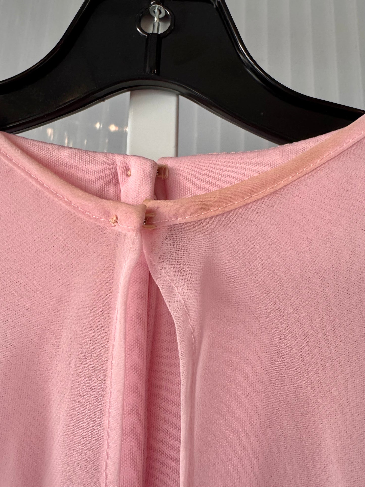 1960s Pink Gown with Sheer Shawl
