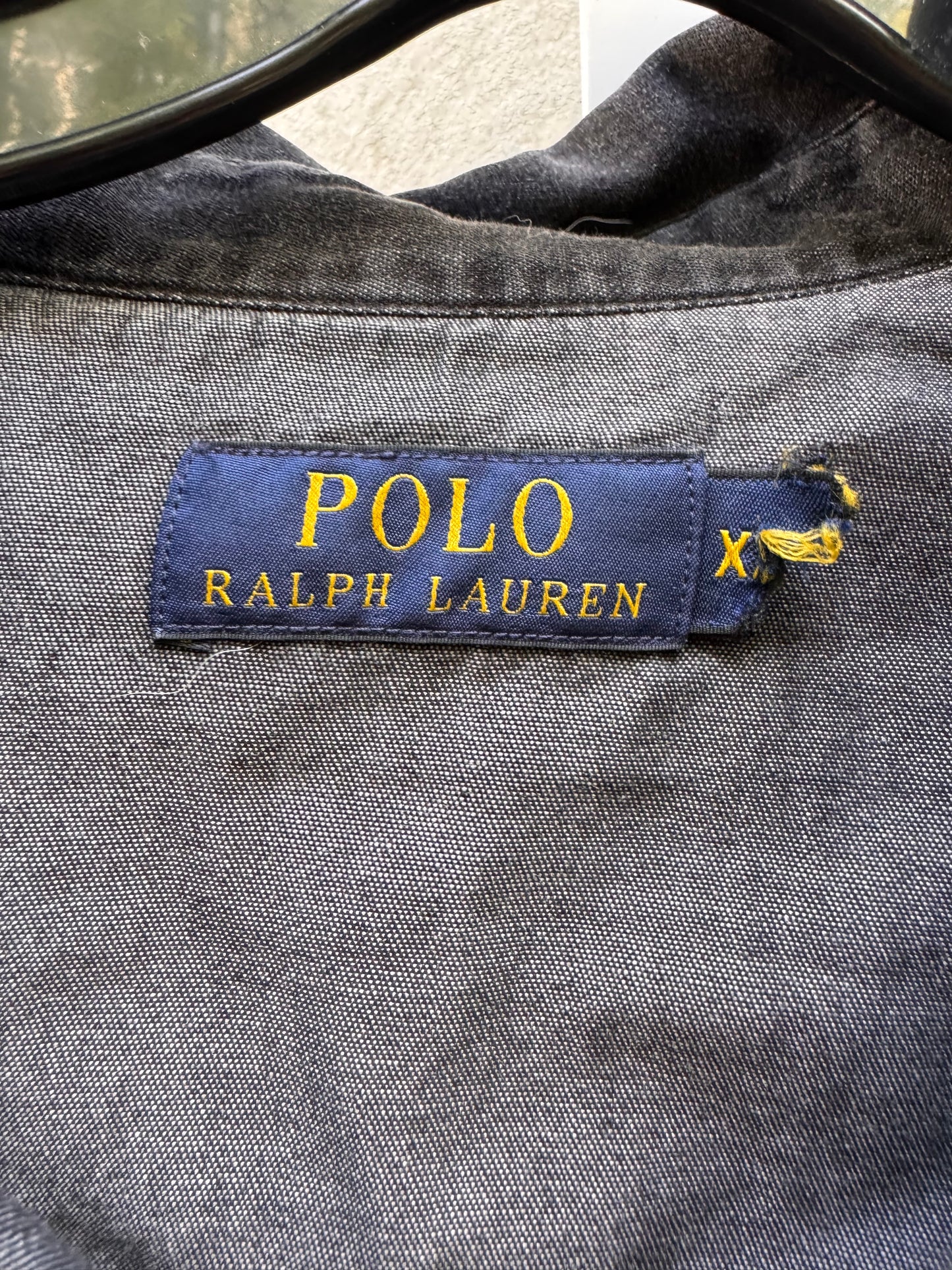 2000s Polo Ralph Lauren Black Western Shirt