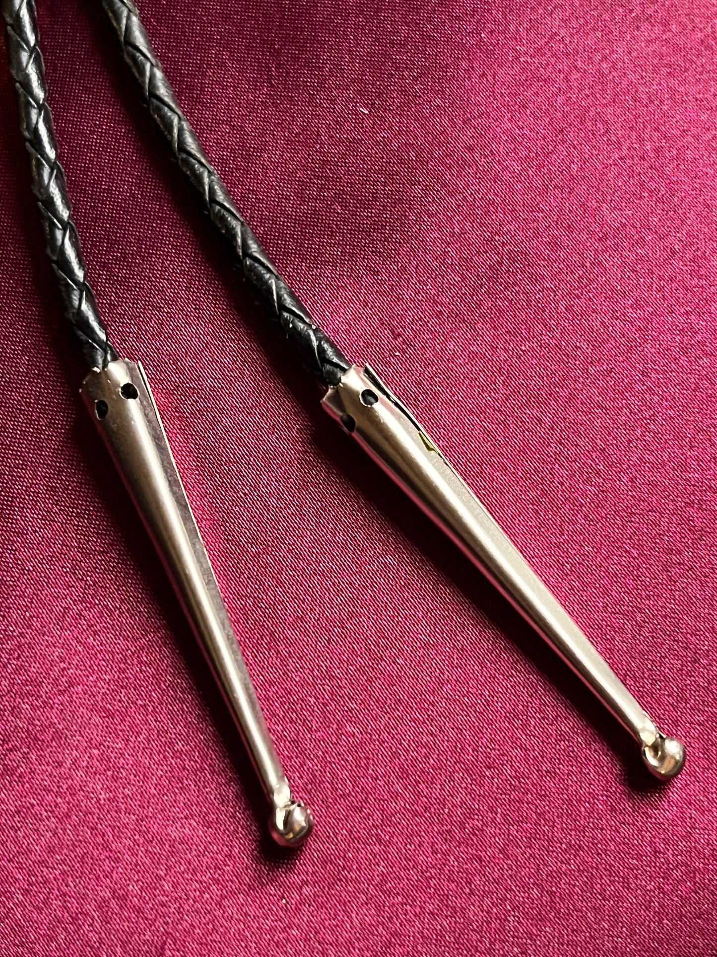 Engraved Dancing Native Man Bolo Tie
