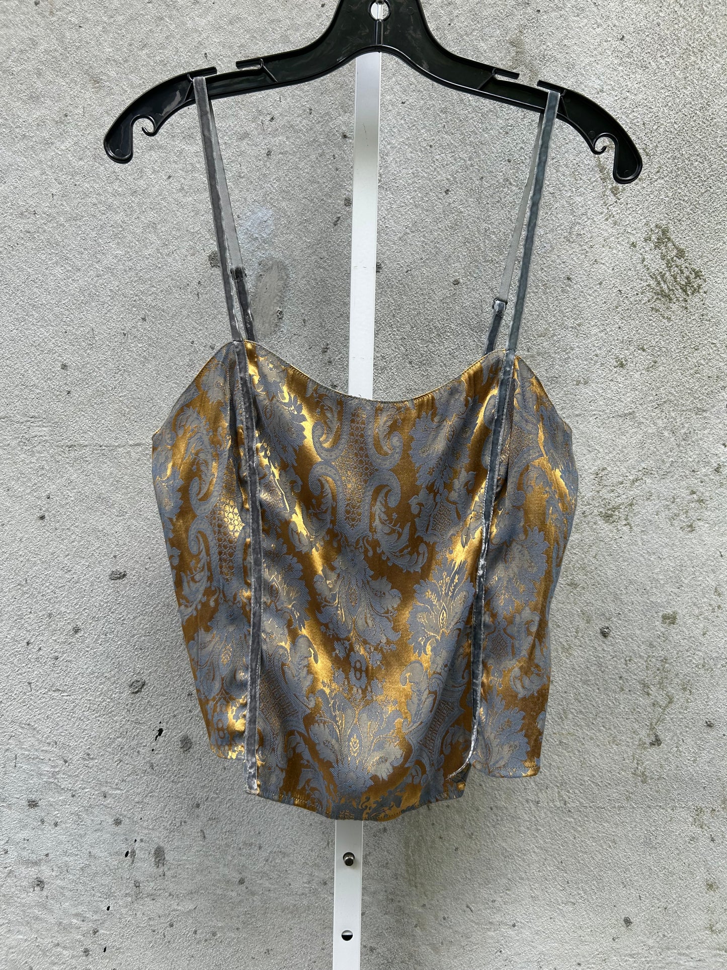 1990s Victoria’s Secret Gold 3-Piece Pajama Set