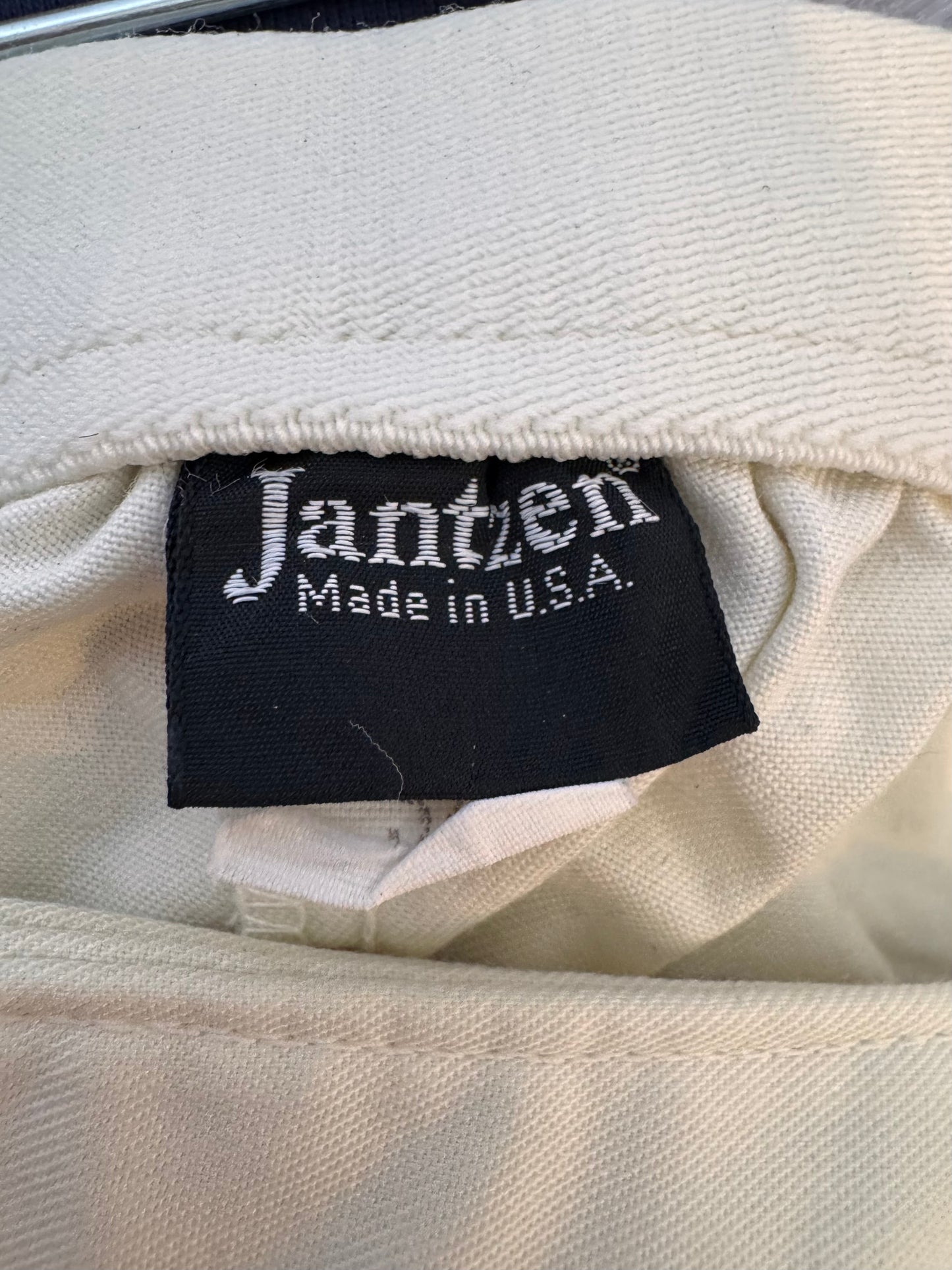1970s Jantzen White Terrycloth Tennis Shorts