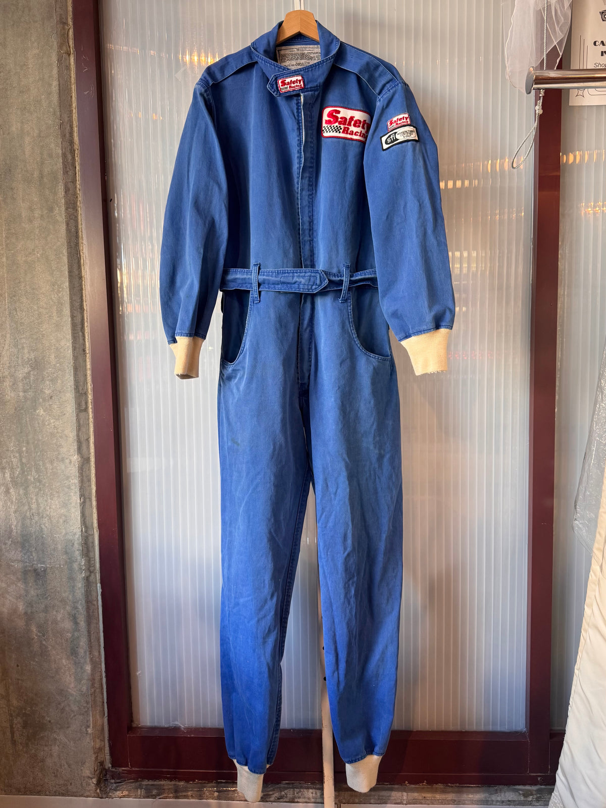 Safety Racing Blue Denim Jumpsuit