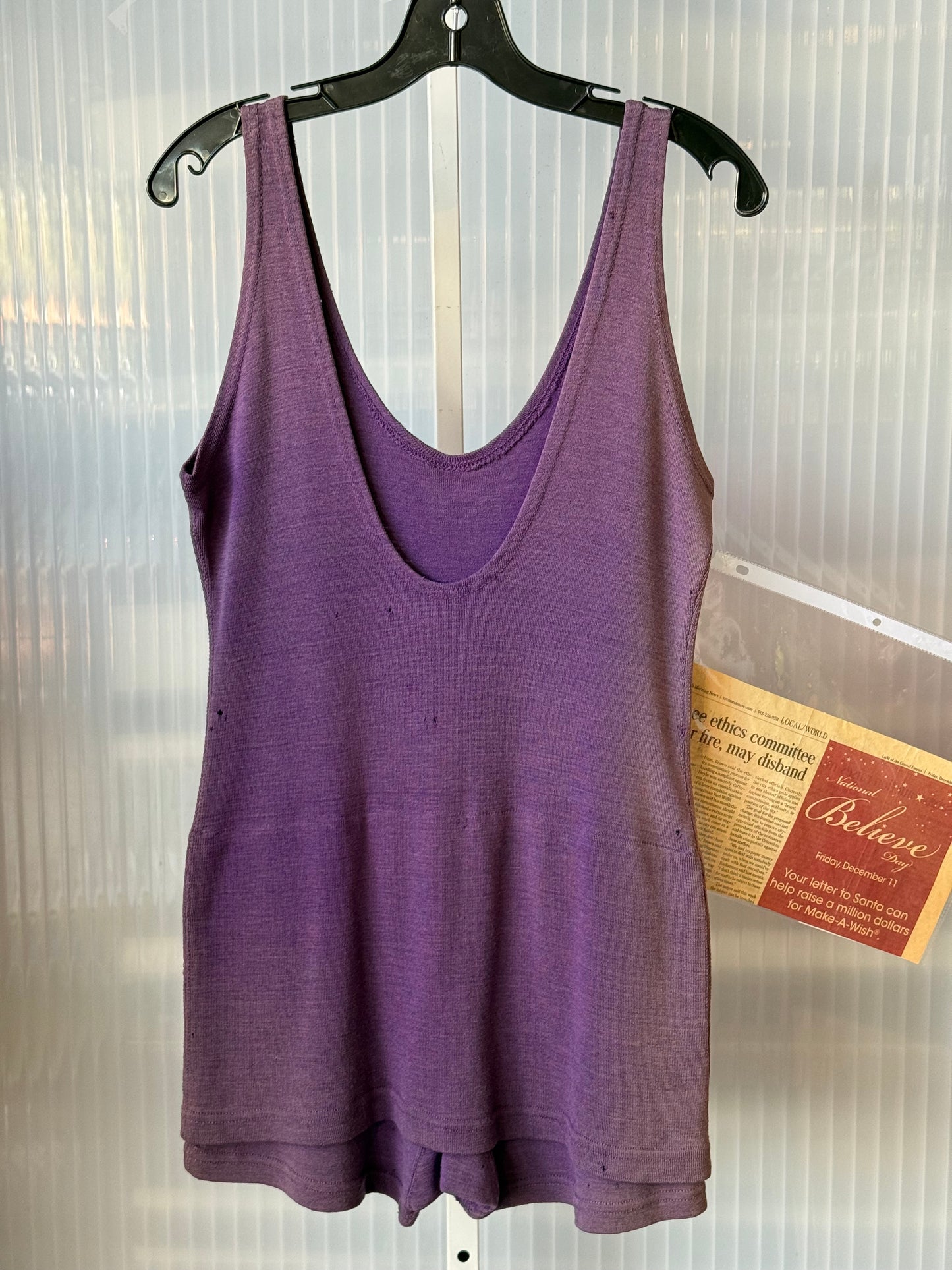 1920s Purple Layered One-Piece Swimsuit - Incredible Story