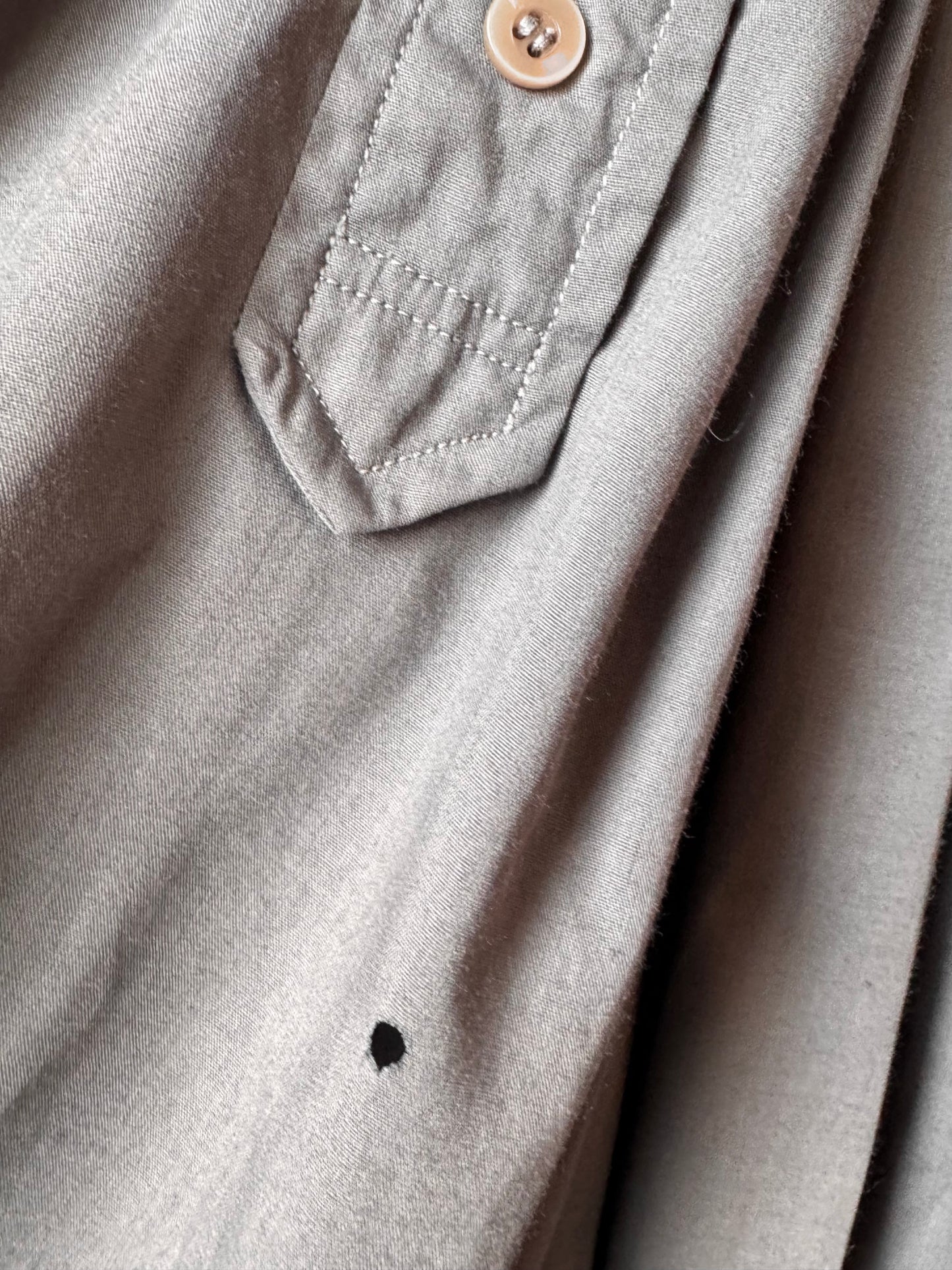 1960s Gray Shirtwaist Dress